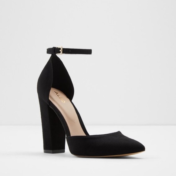 ALDO black pointed heels - Picture 3 of 5